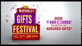 McDonalds™ Gift Festival  TVC  2013  McDonalds India [upl. by Cann781]