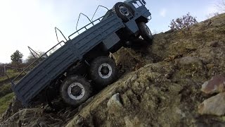 CrossRC Trial Truck Mc6 6x6 Rockcrawling [upl. by Natsreik]