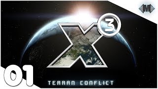 X3 Terran Conflict vanilla ★ 01 Ausflug in die Vergangenheit ★ Deutsch German Gameplay [upl. by Hars]