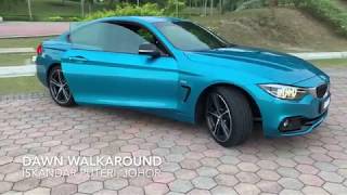 2019 BMW 4 Series 420i Coupe Sports LCI F32 by BMW Malaysia  Snapper Rocks Blue [upl. by Rochell]