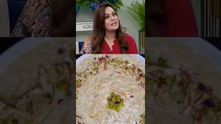 😮Sadia Imam ne sikhyi apny susral ko sheer khurmy Ki recipehow to make sheerkhurma shorts viral [upl. by Leinadnhoj631]