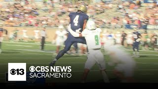 UC Davis keeps Golden Horseshoe trophy with 5610 over Cal Poly [upl. by Nylzaj]