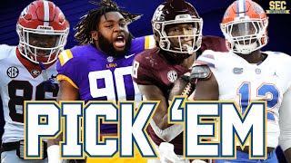 DAVE TALKS BALL SEC Football Week One Pick Em  Opinion Altering Hypotheticals  Blake Ruffino [upl. by Annasiul]