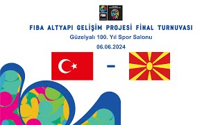 Türkiye – Kuzey Makedonya FIBA Altyapı Gelişim Projesi U14 Erkekler [upl. by Amice760]