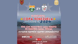 El Vigia Fc vs Estudiantes de Mérida Copa Venezuela 2024 J4 Transmisión exclusiva [upl. by Abram]