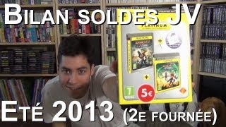 Bilan soldes jeux vidéo été 2013  2ème fournée [upl. by Philis]