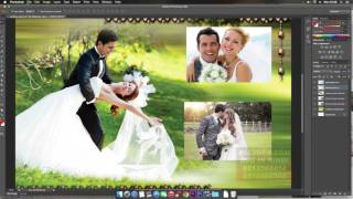 PHOTO ALBUM DESIGN 30X20 SIZE ADOBE PHOTOSHOP [upl. by Emerick993]