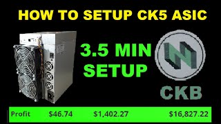 Goldshell CK5 ASIC Miner Setup under 4 Minutes  Add Pool amp Hashing Home Crypto Mining Pools [upl. by Jehovah]