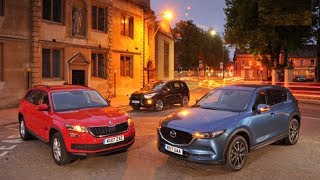 2017 Mazda CX5 vs 2017 Ford Kuga vs 2017 Skoda Kodiaq [upl. by Sigsmond277]