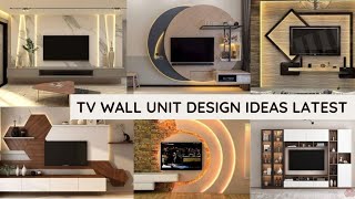 WallMounted TV Stand Designs with Living Room Wall Panels for Home Interior Wall Decor  TV Cabinet [upl. by Rovner]