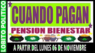 450💜CUANDO PAGAN PENSIÒN BIENESTAR DE NOVIEMBRE😃😊💲👍✅ adultosmayores pension ayudasocial pagos [upl. by Rogovy937]