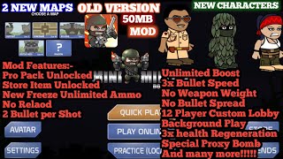 How to download mini militia old version 428 hack unlimited ammo and nitro [upl. by Eemiaj]