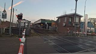 MPV antrim station level crossing co antrim 111124 [upl. by Llert]