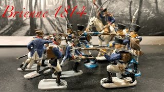 Bataille de Brienne Janvier 1814 Stopmotion  Airfix Hat Waterloo 132 [upl. by Illene90]