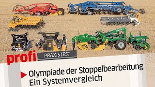 Olympiade der Stoppelbearbeitung  Ein Systemvergleich  profi Praxistest [upl. by Aicekan459]