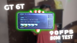 Realme GT 6T  90 FPS BGMI Test  Is it Smooth [upl. by Haff]