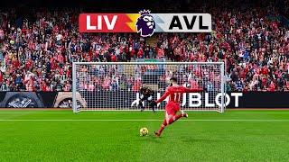 Premier League 2425  Liverpool vs Aston Villa  Penalty Shootout [upl. by Norene]