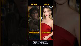 Ghostbusters Frozen Empire Movie vs Real Cast with Name GhostbustersFrozenEmpire Shorts Cast [upl. by Ordnaxela]