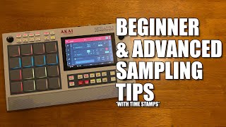 AKAI MPC Live ii Sampling Tips Beginner amp Advanced [upl. by Ahtekal990]