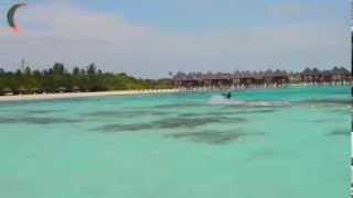 Kitesurfing Jumps on Maldives [upl. by Jewett664]