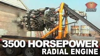 Wright R335093B 18 Cylinder Radial Engine Startup [upl. by Onibla]