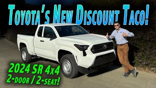 Is Base Best The 2024 Toyota Tacoma SR XtraCab Is The Best Taco Ever [upl. by Delphinia]