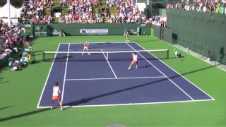 Errani  Vinci 1 vs Hsieh  Peng  2013 BNP Paribas Open [upl. by Cristal]