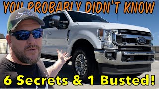 6 Secret Ford Features amp Myth Bust a phony Hack F150 F250 F350 [upl. by Netsoj]