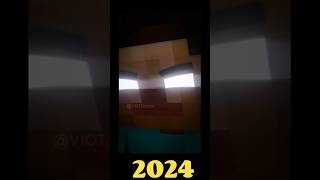 Herobrine evolution from 1999 to 2024 ghostgamerz minecraftanimation minecraft gaming [upl. by Rao]