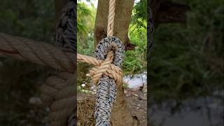 How to tie this easy hammock 100 CLAW KNOT Adventureknottutorial knottying knot [upl. by Wenger]