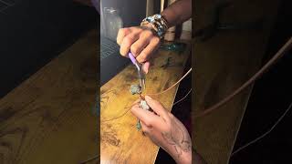 WireWrapping a Emerald Pendant [upl. by Myrwyn]