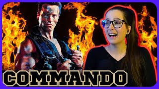 COMMANDO First Time Watching MOVIE REACTION [upl. by Eshman606]