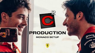 Monaco Paddock Tour with Charles Leclerc and Carlos Sainz [upl. by Asiluy]