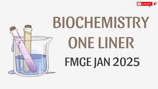 BIOCHEMISTRY EXTRA MILES FMGE [upl. by Sankey]