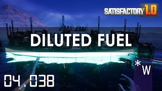 Diluted Fuel Factory  SATISFACTORY 10 Episode 0438 [upl. by Yssirc]