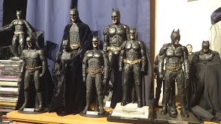 ALL THE BATMAN HOT TOYS FIGURES DARK KNIGHT TRILOGY [upl. by Grinnell]