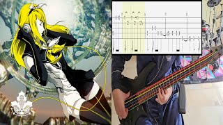 Kagamine Rin  Meltdown Live  Bass Cover With Tab Bass Only [upl. by Ahtimat]