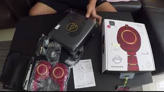 AudioTechnica ATHM50x red edition unboxing [upl. by Inig]