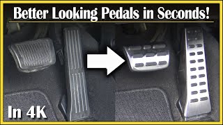 How To Install Aftermarket Pedal Covers  StepbyStep DIY Tutorial amp Review  In 4K [upl. by Olson179]