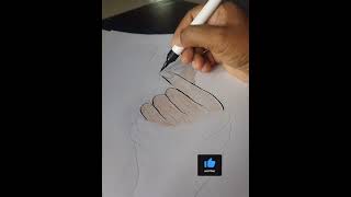 Drawing korean finger hearts step by stepdrawing easy korean finger heartsshorts on korean heart [upl. by Moffitt]