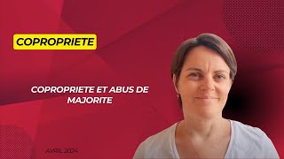 Abus de majorité en copropriété [upl. by Winebaum]