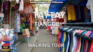 Taytay Tiangge 2022  The Largest Tiangge in the Philippines  Virtual Walking Tour 🇵🇭 [upl. by Sucam310]