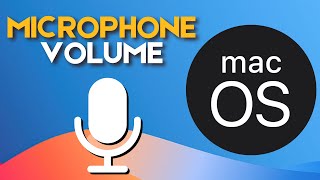 How to Increase Microphone Volume on Mac [upl. by Solohcin744]