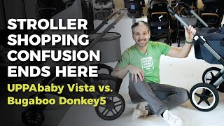 UPPAbaby VISTA V2 vs Bugaboo Donkey5 Comparison  Best Strollers 2022  Magic Beans Reviews [upl. by Jyoti]