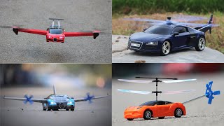 4 Amazing DIY Toys  4 Amazing RC TOYs Ideas  Airplane Car  Drone Car  Helicopter Car [upl. by Lavona141]