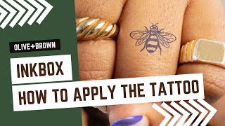 How to apply an Inkbox tattoo [upl. by Wager647]