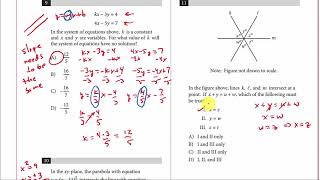 SAT Math Prep  No Calculator Practice Test 3 [upl. by Woodring]