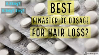 BEST FINASTERIDE DOSE FOR HAIR LOSS 004mg vs 012mg vs 02mg vs 1mg [upl. by Daggett]