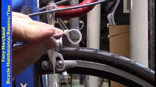 How to Fix Squeaking Squealing Rim Brakes Quick bike brake toein the easy way [upl. by Libre]