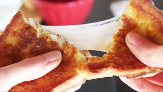 Italian Mozzarella in Carrozza Sandwich  How Tasty Channel [upl. by Kelula]